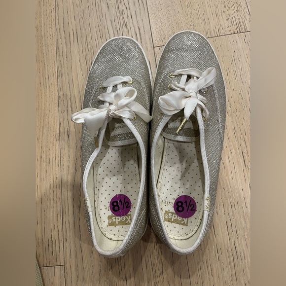 Keds + Kate Spade Shoes - Kate Spade ♠️ Keds sneakers Rose gold size 8.5 US